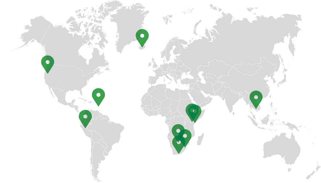 Map of NatureEye Locations